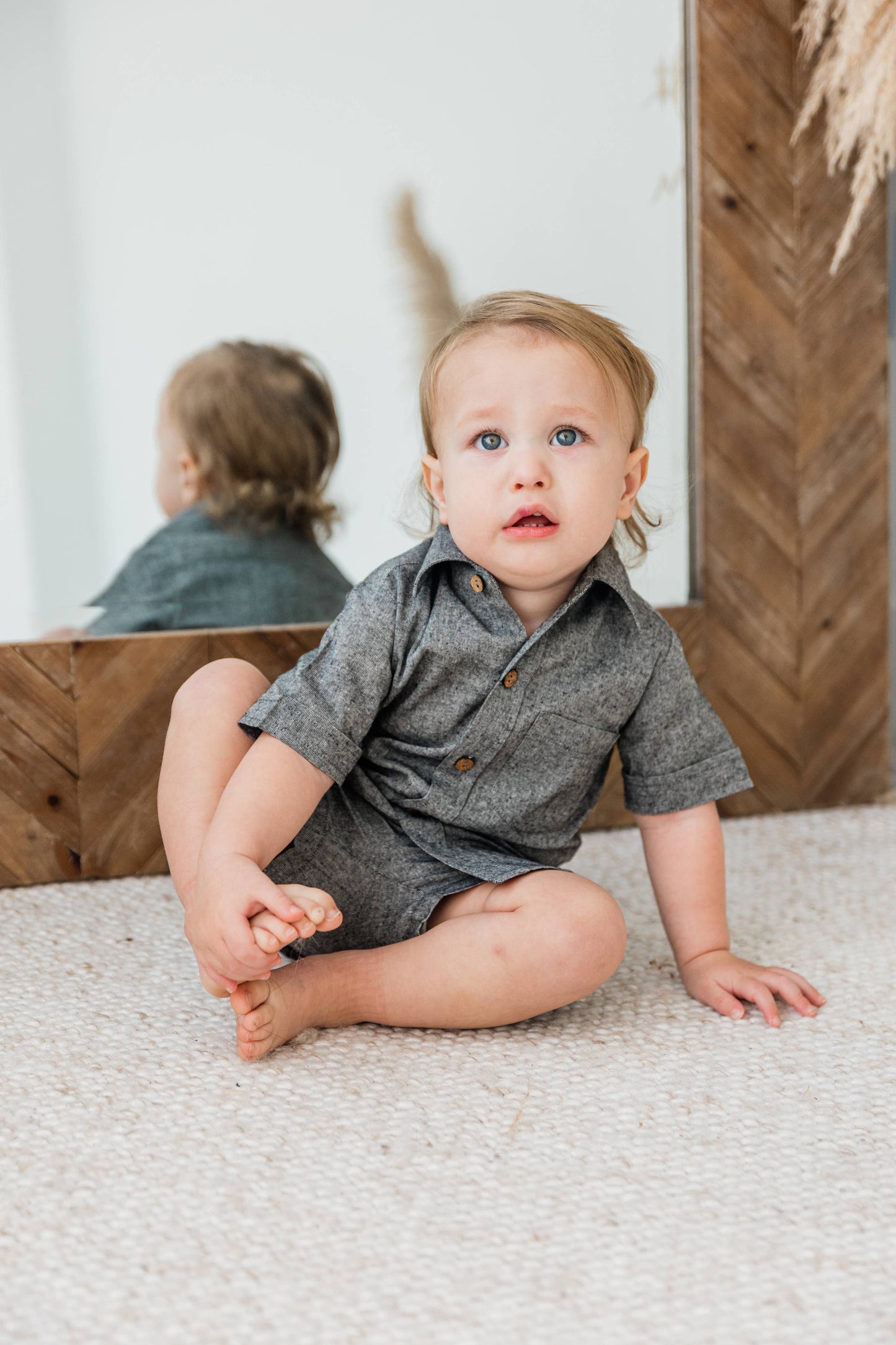 Boys Chambray Set