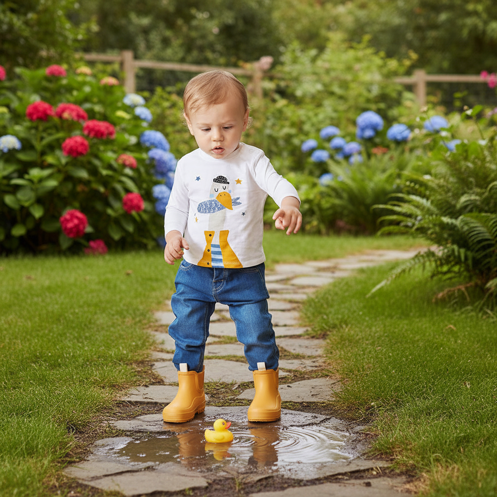 Baby Duck Graphic Outfit
