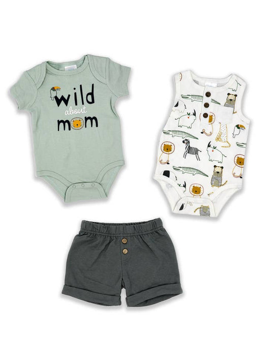 Wild About Mom 3pc Set